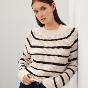 Ribbed Stripe Sweater